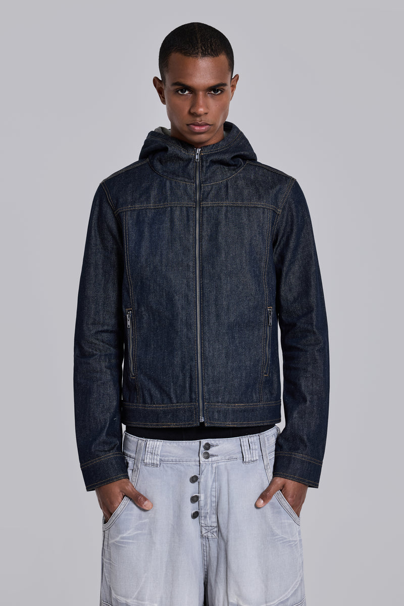 Indigo Bedrock Denim Jacket
