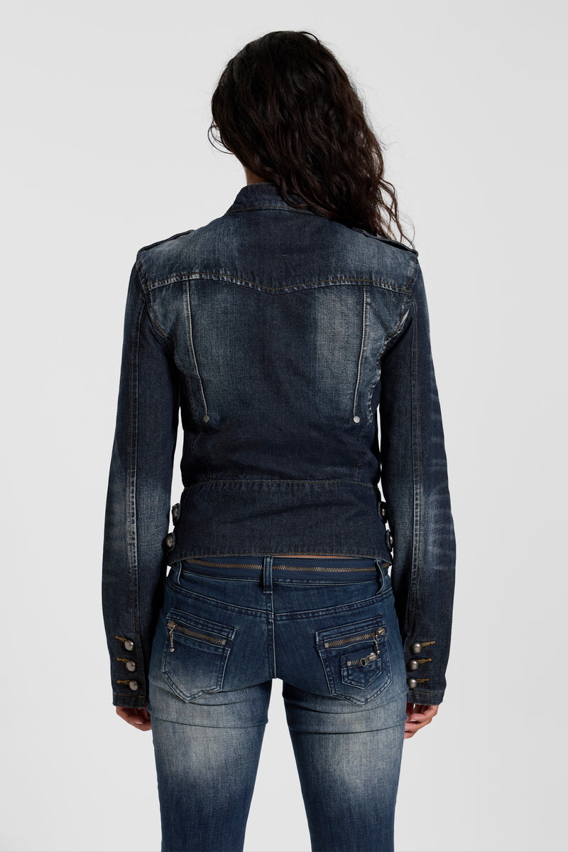 Drummer Indigo Denim Jacket – view 6