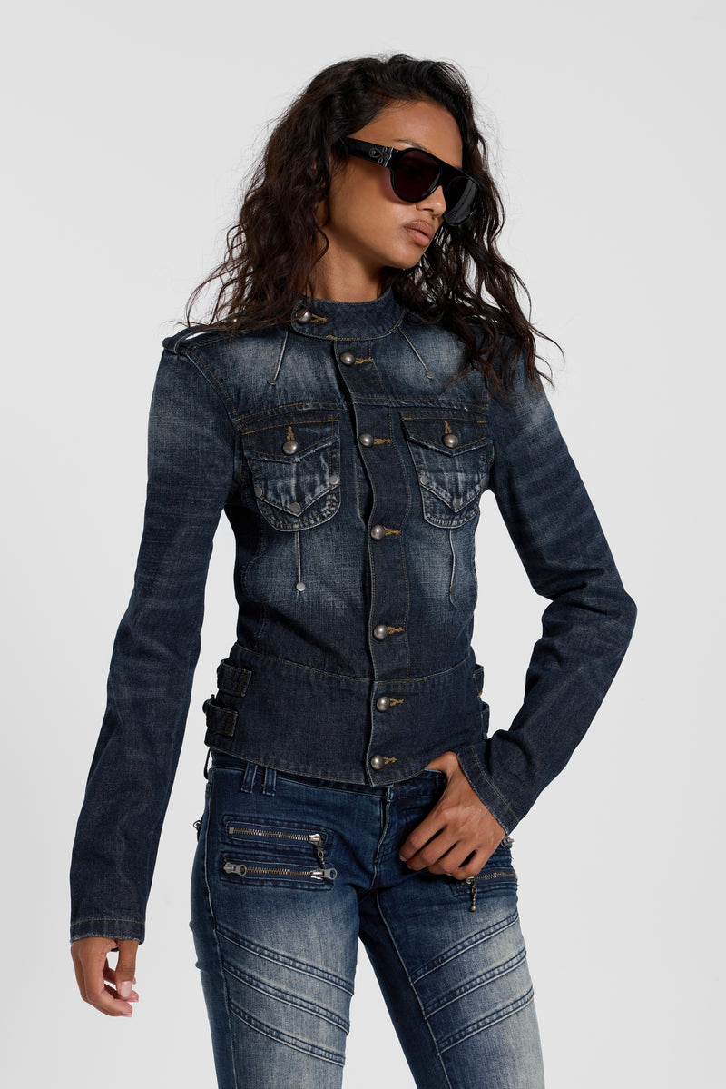 Drummer Indigo Denim Jacket – view 2