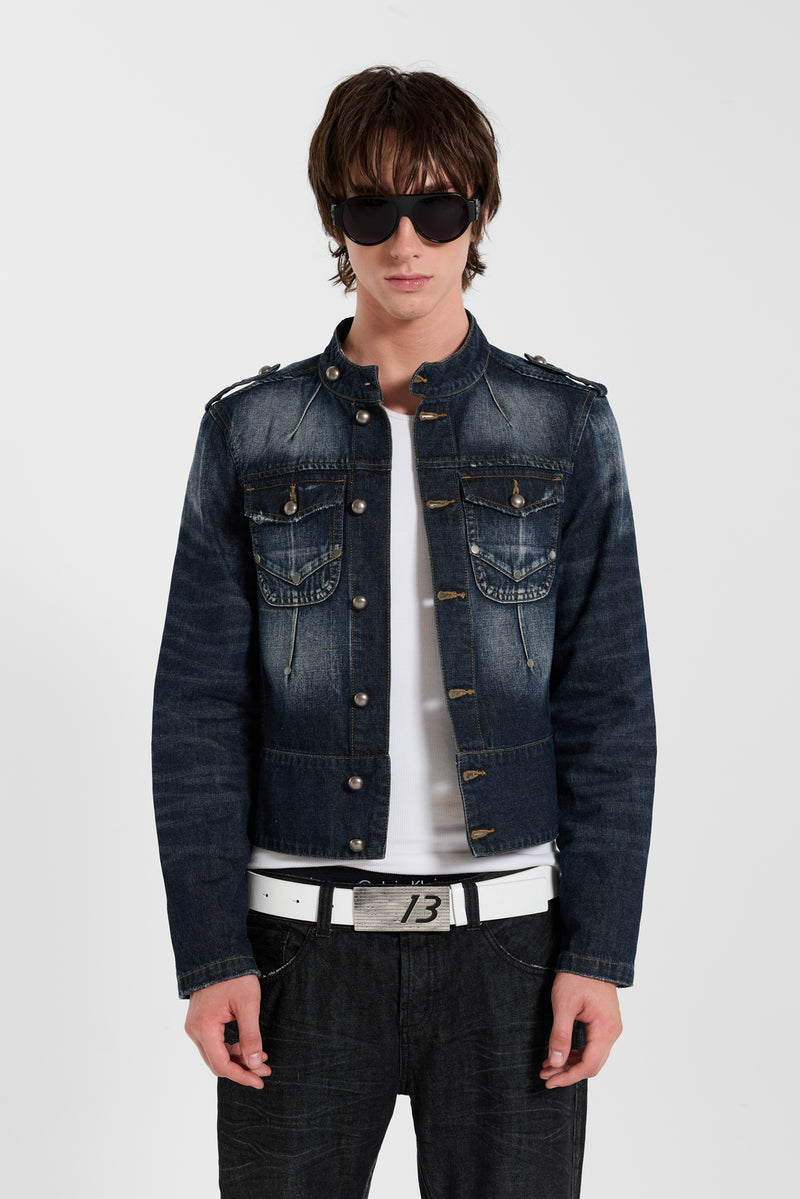 Drummer Indigo Denim Jacket – view 3
