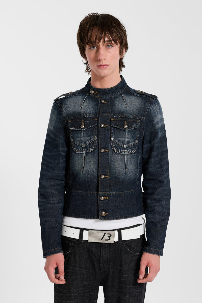 Drummer Indigo Denim Jacket – view 4