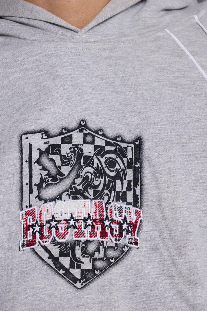 Grey Tempo Hoodie