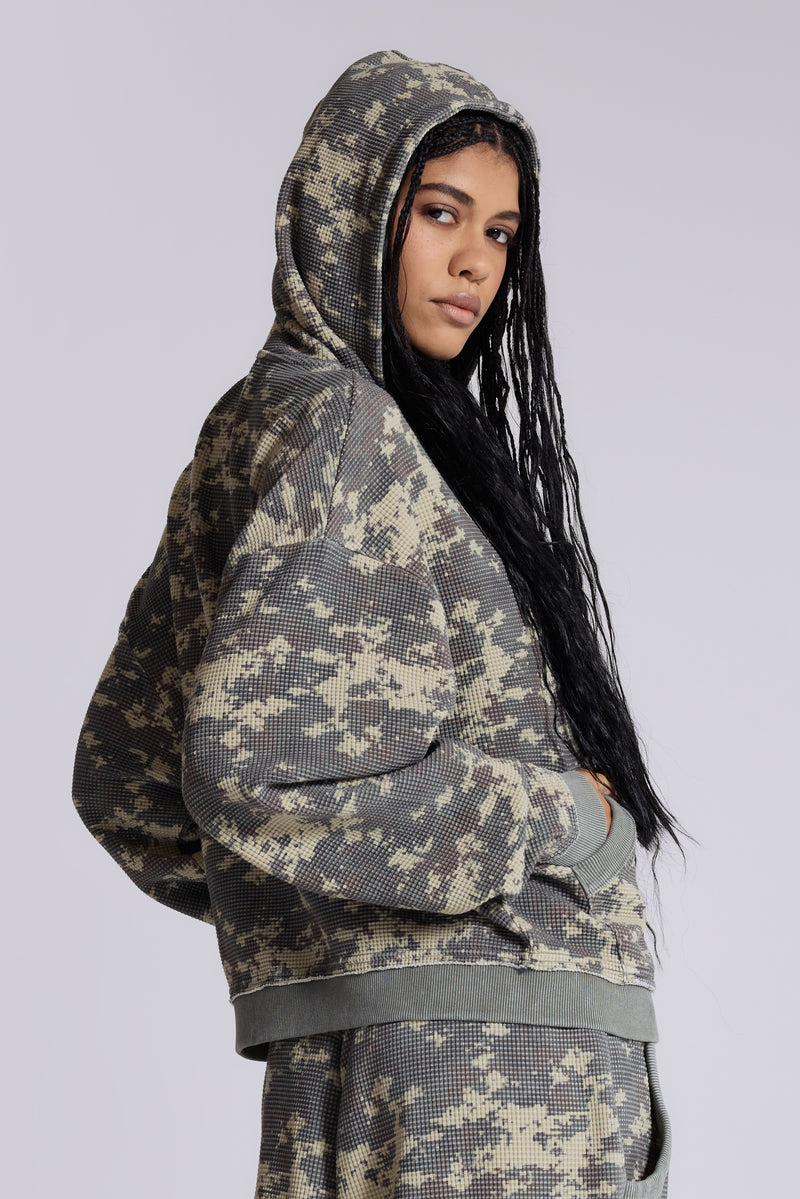 Digi Camo Waffle Hoodie