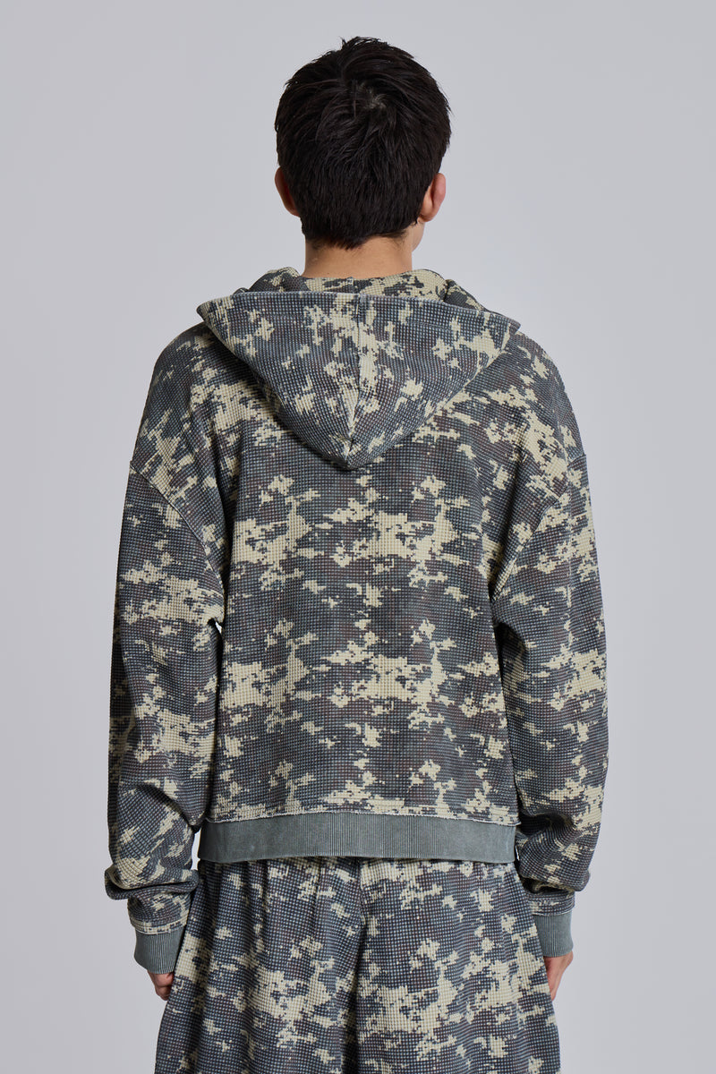 Digi Camo Waffle Hoodie