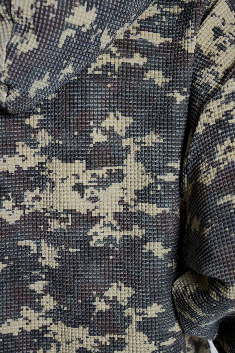 Digi Camo Waffle Hoodie