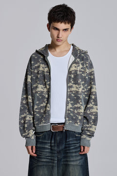 Digi Camo Waffle Hoodie – view 1