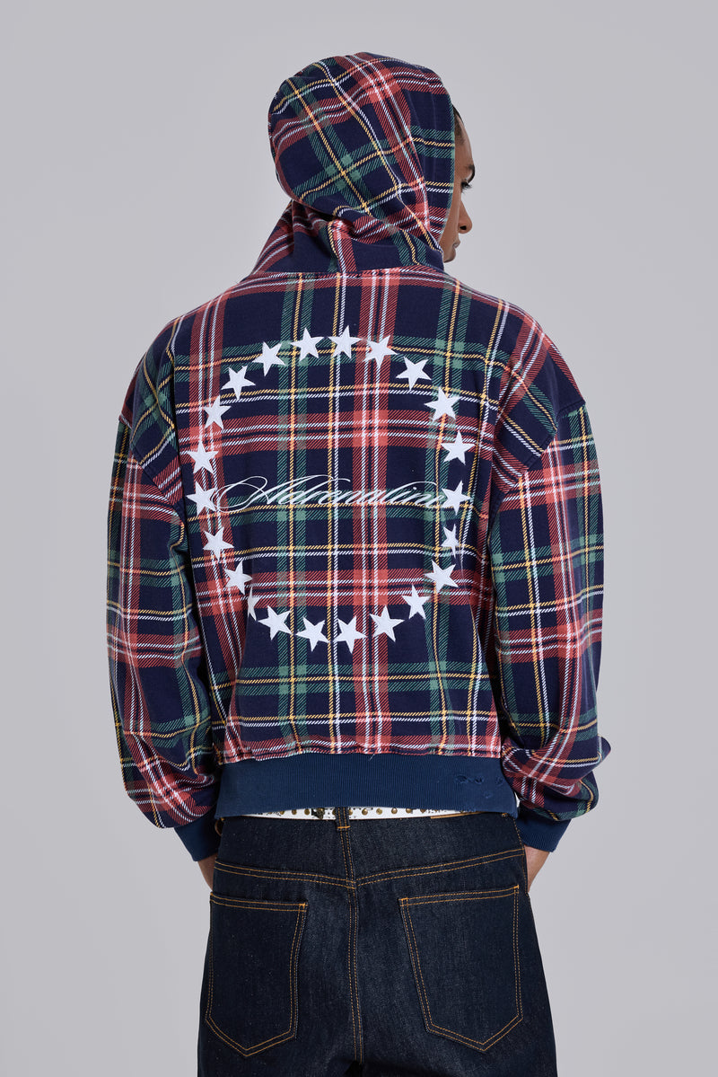 Adrenaline Checked Zip Hoodie