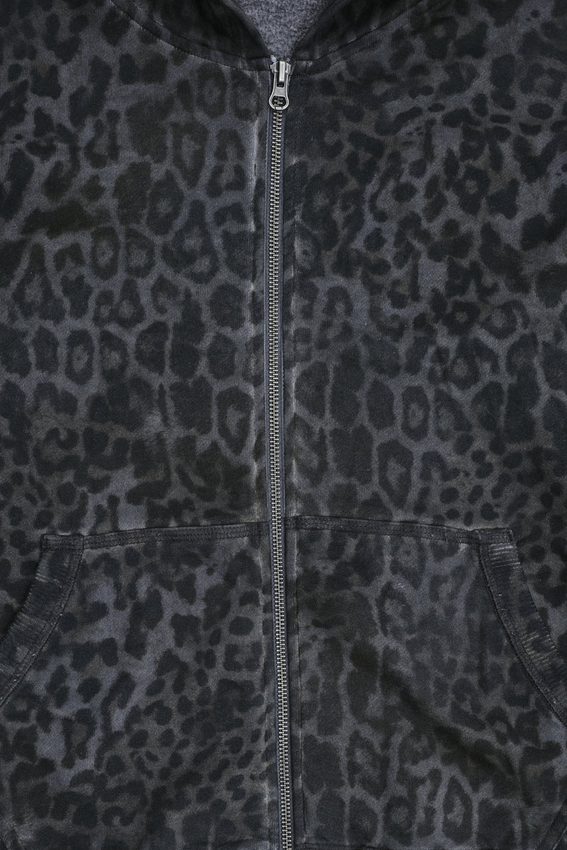 Charcoal Leopard Monster Hoodie