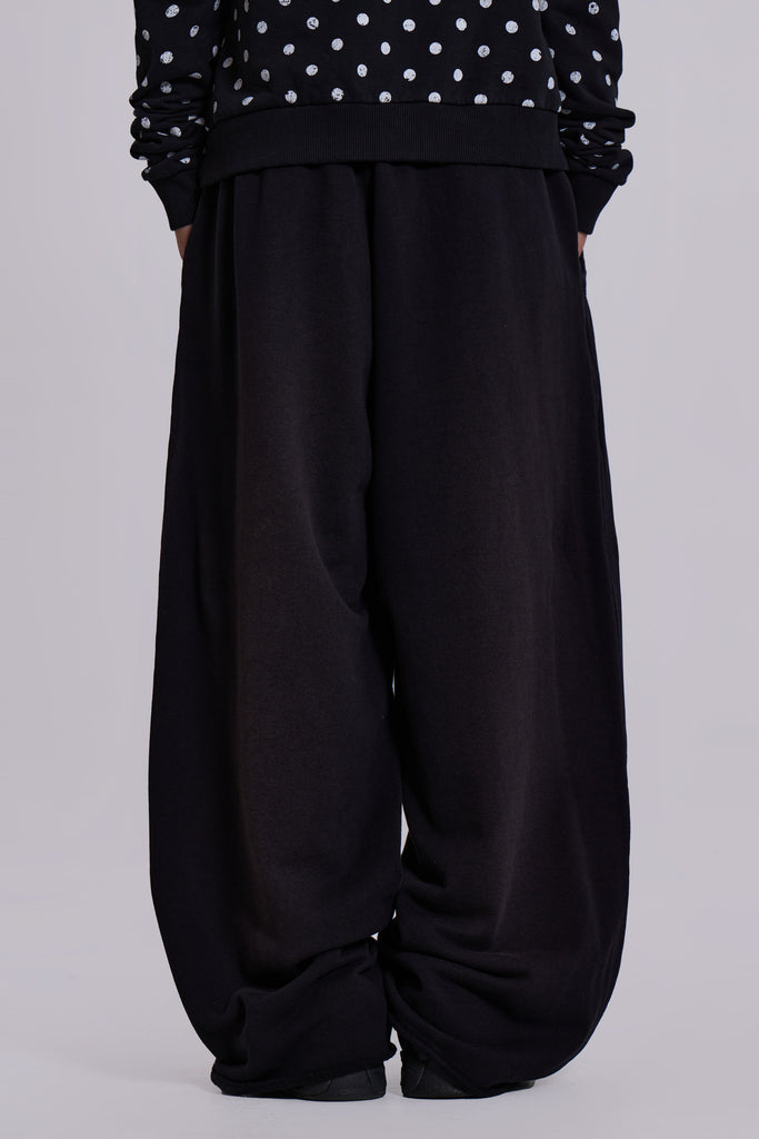 Black Baggy Monster Joggers