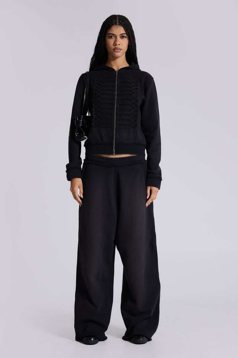 Black Baggy Monster Joggers