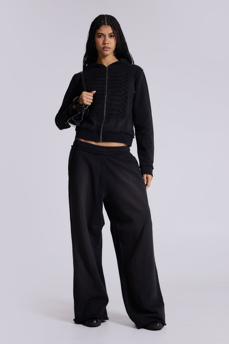 Black Baggy Monster Joggers