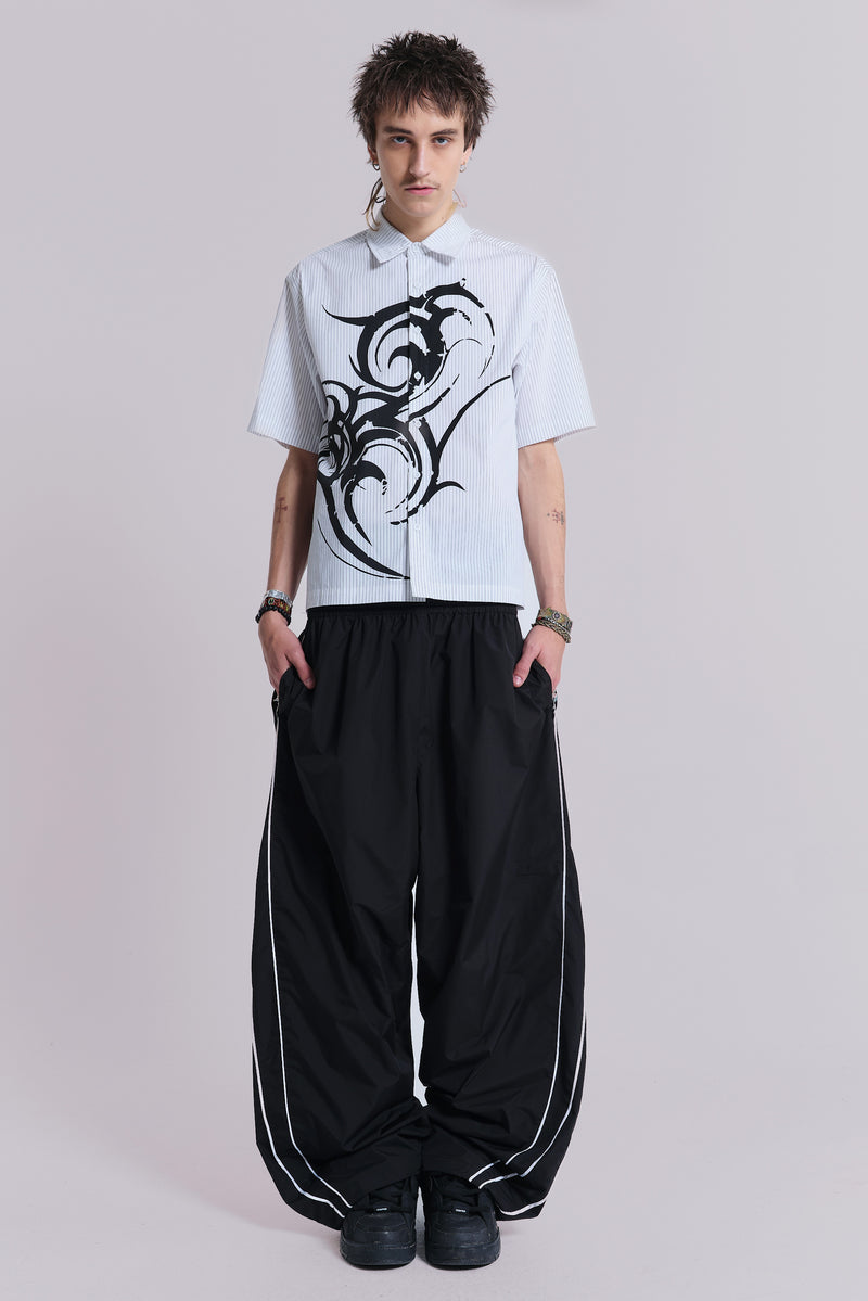 Black Vapor Tracksuit Bottoms