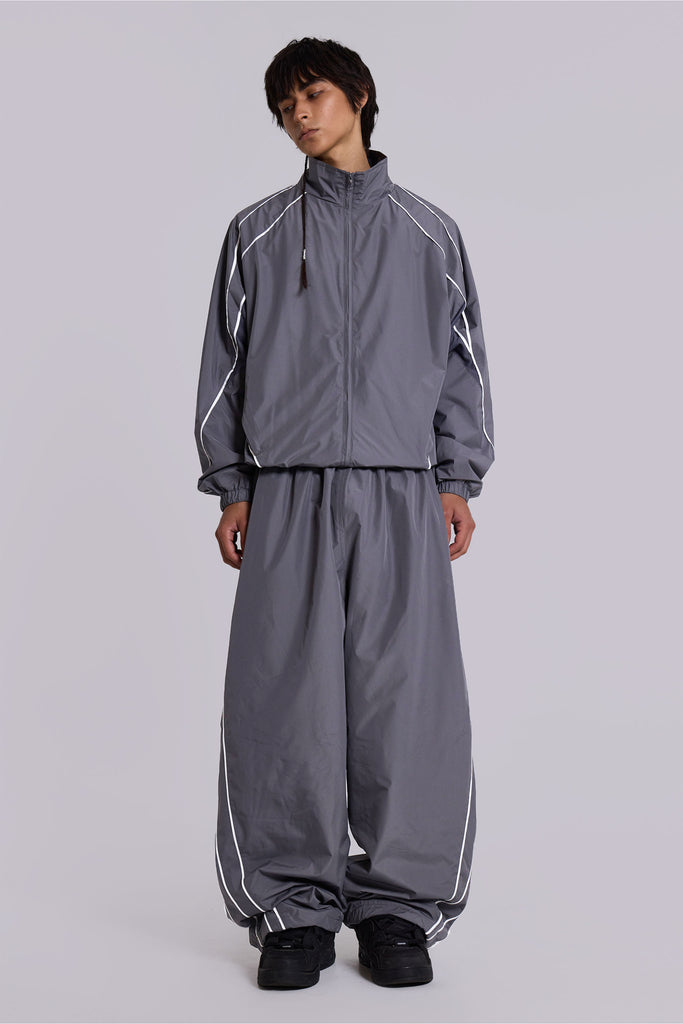 Grey Vapor Tracksuit Bottoms