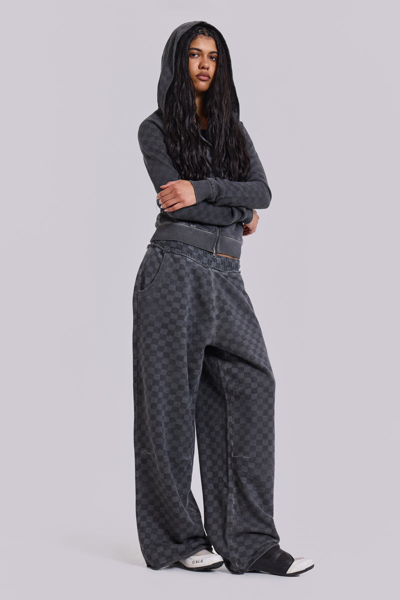 Checkerboard Mini Monster Hoodie