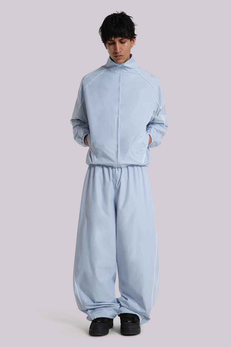 Blue Vapor Tracksuit Bottoms