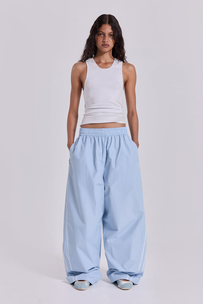 Blue Vapor Tracksuit Bottoms