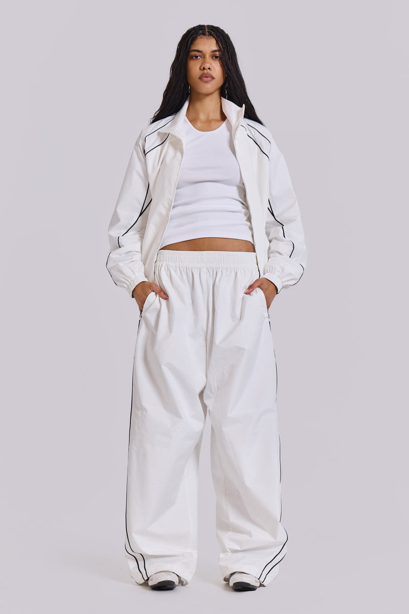 White Vapor Tracksuit Top