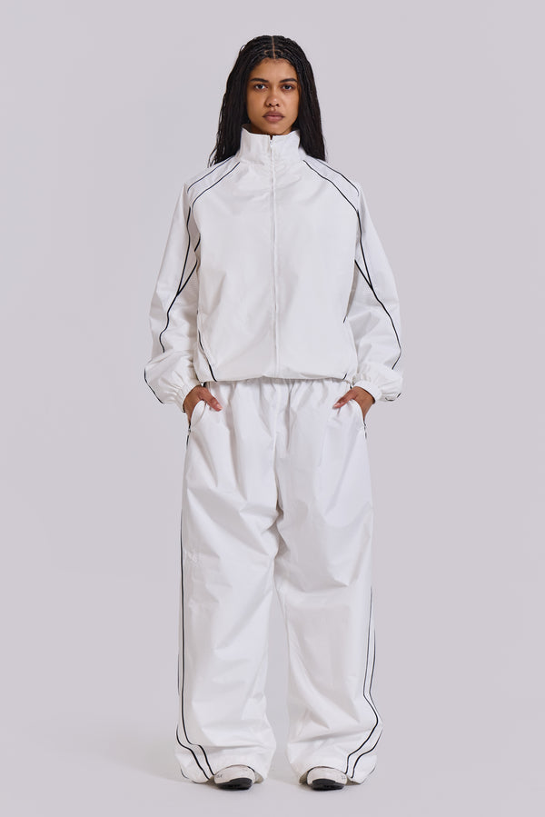 White Vapor Tracksuit Top