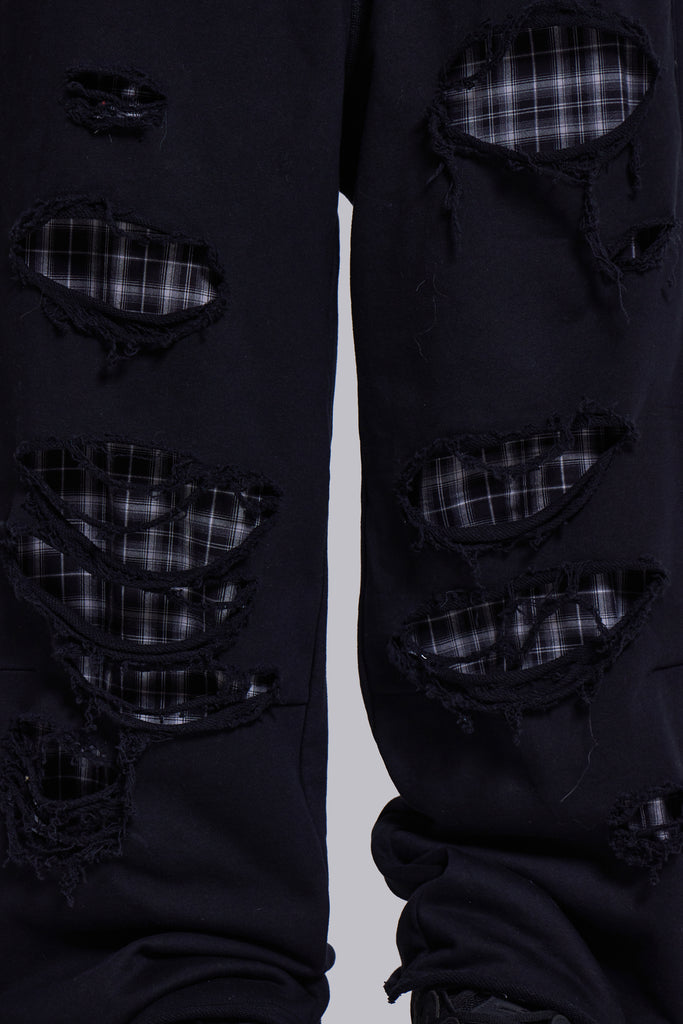 Check Layered Monster Joggers