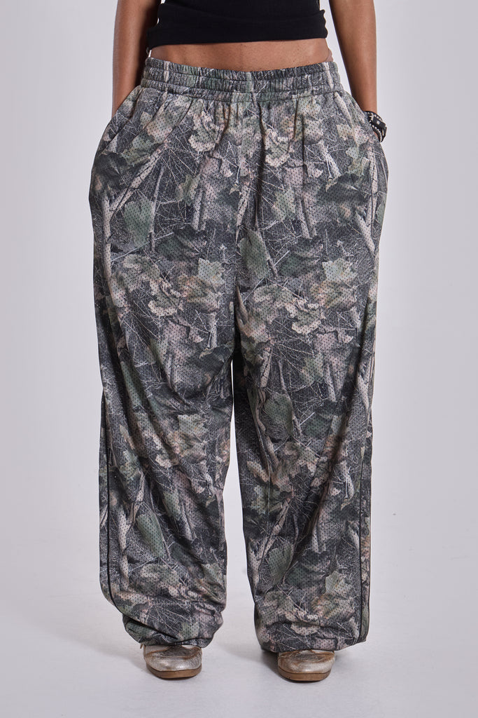Forest Camo Mesh Vapor Tracksuit Bottoms