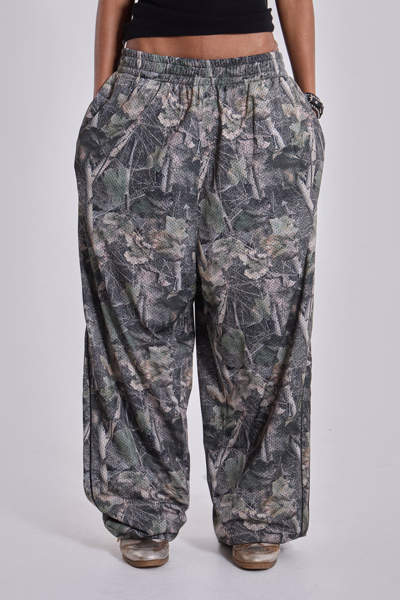 Forest Camo Mesh Vapor Tracksuit Bottoms