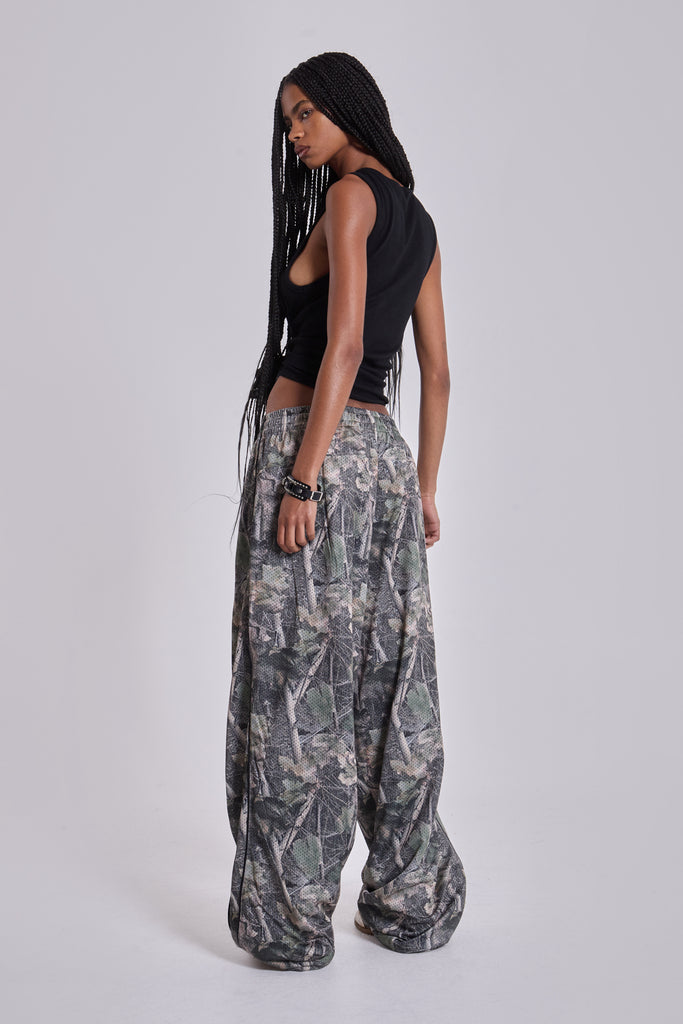 Forest Camo Mesh Vapor Tracksuit Bottoms