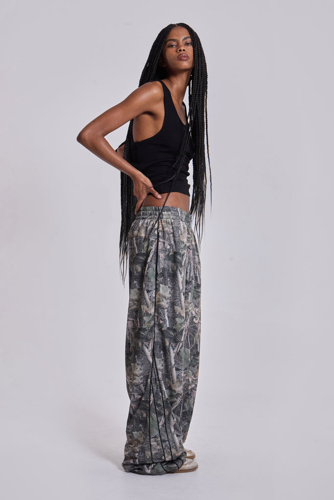 Forest Camo Mesh Vapor Tracksuit Bottoms