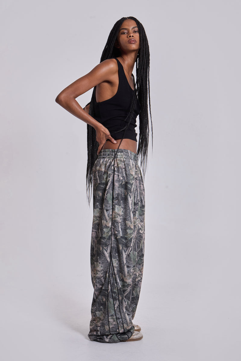 Forest Camo Mesh Vapor Tracksuit Bottoms