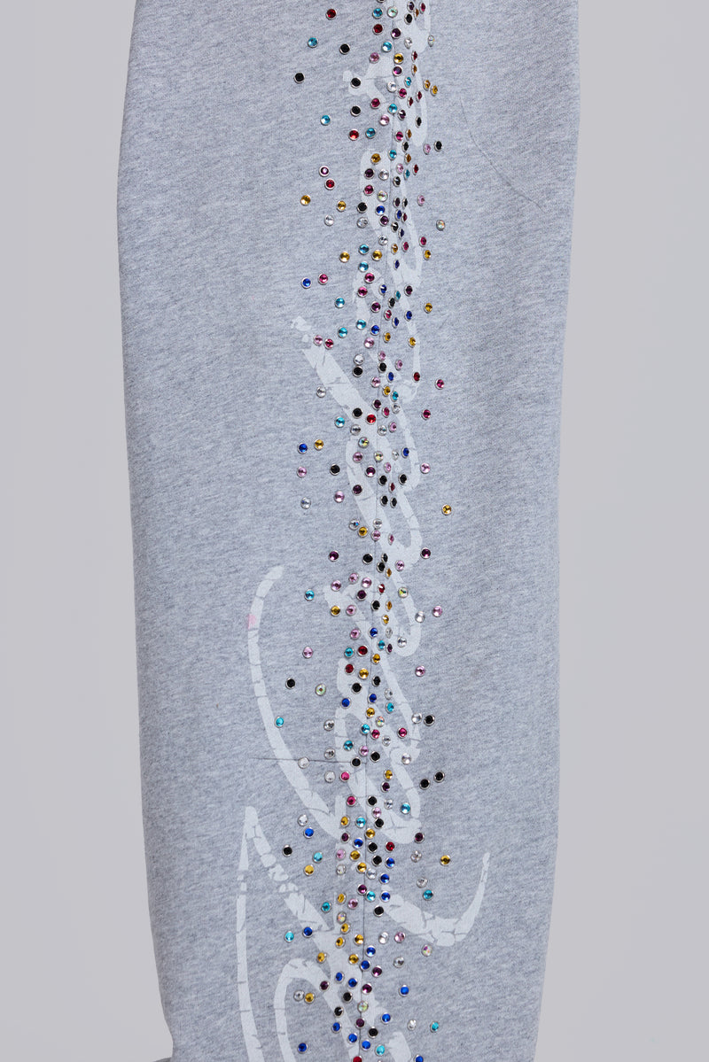 Grey Marl Hardcore Jewel Monster Joggers