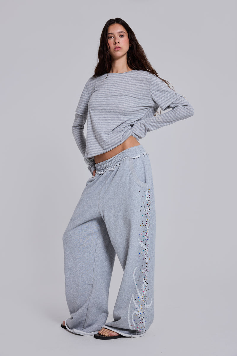 Line Double Layer Long Sleeve Top