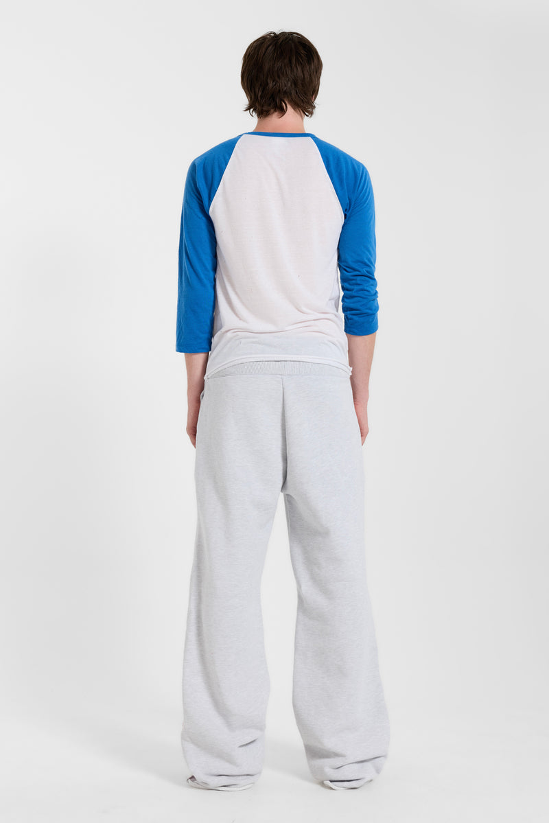 13 Stripe Straight Jogger in Grey Marl – view 6