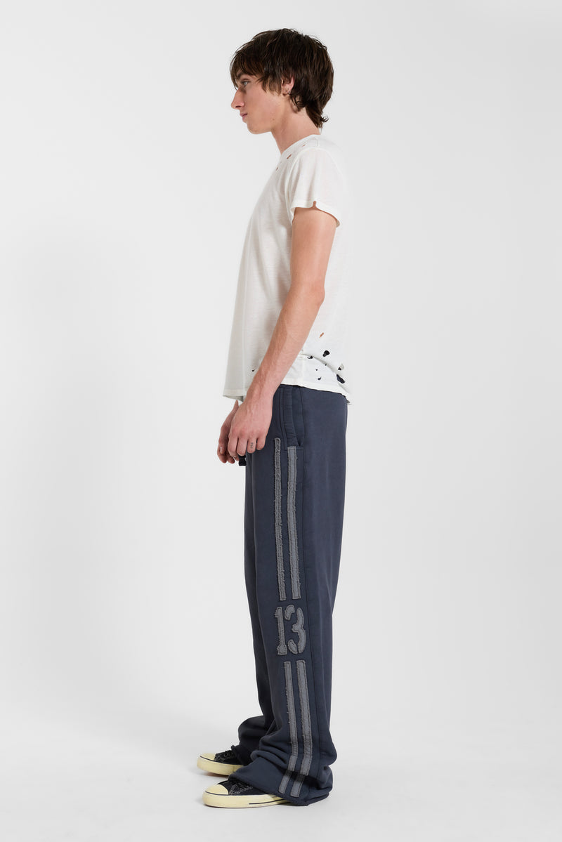 13 Stripe Straight Jogger in Charcoal – view 5