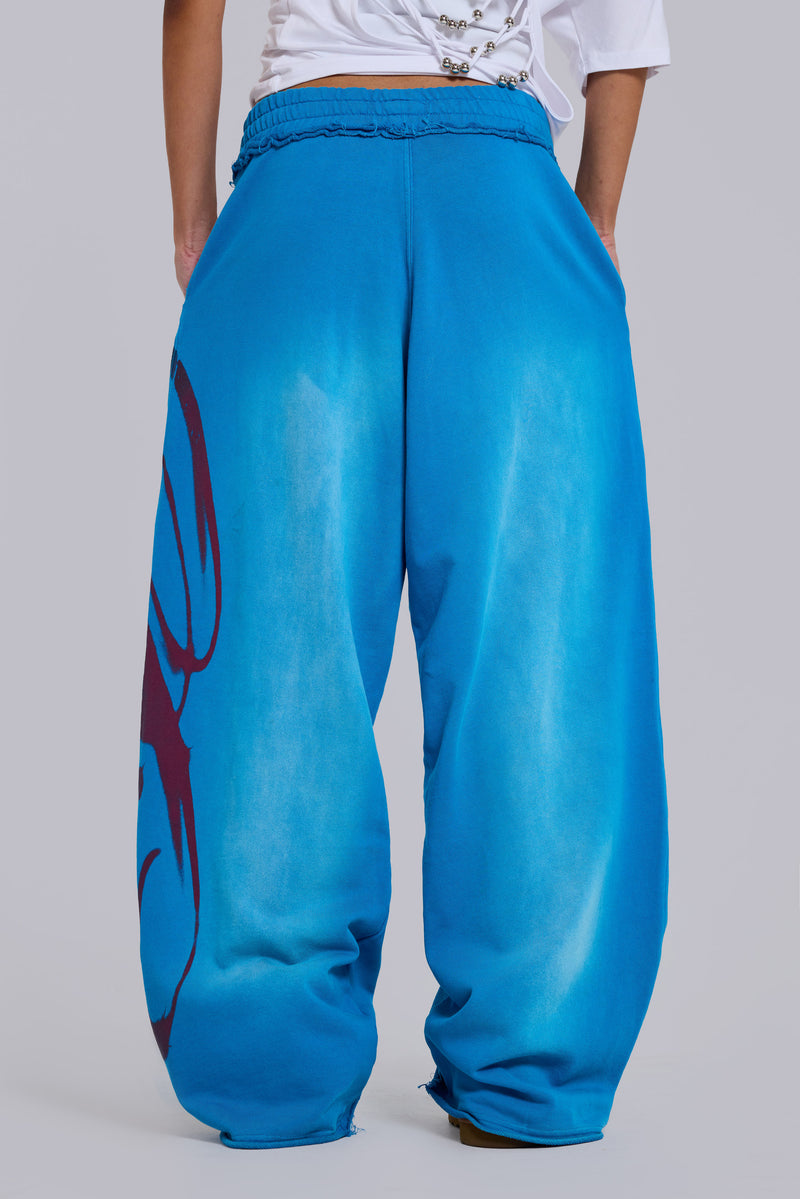 Divine Blue Monster Joggers