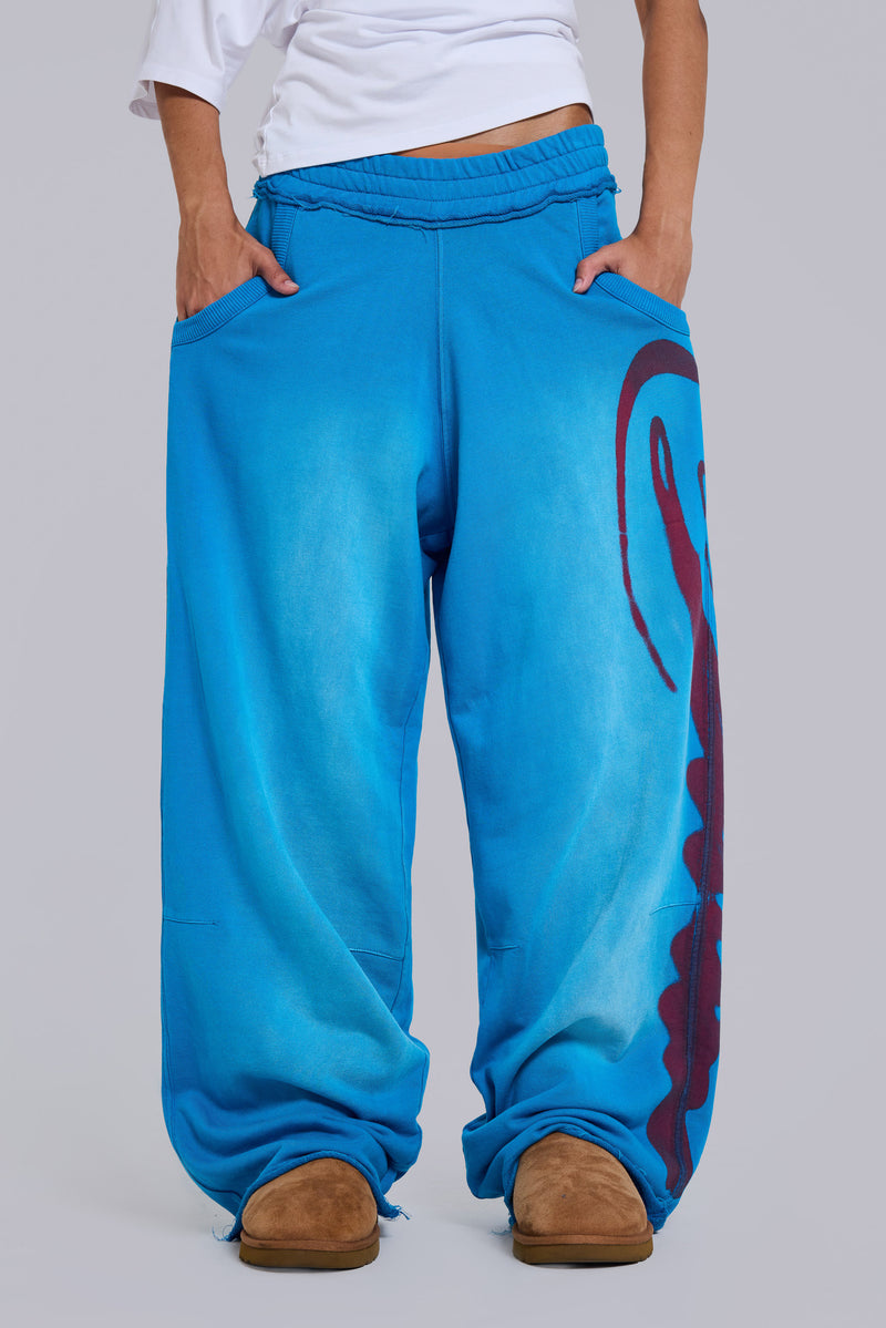 Divine Blue Monster Joggers
