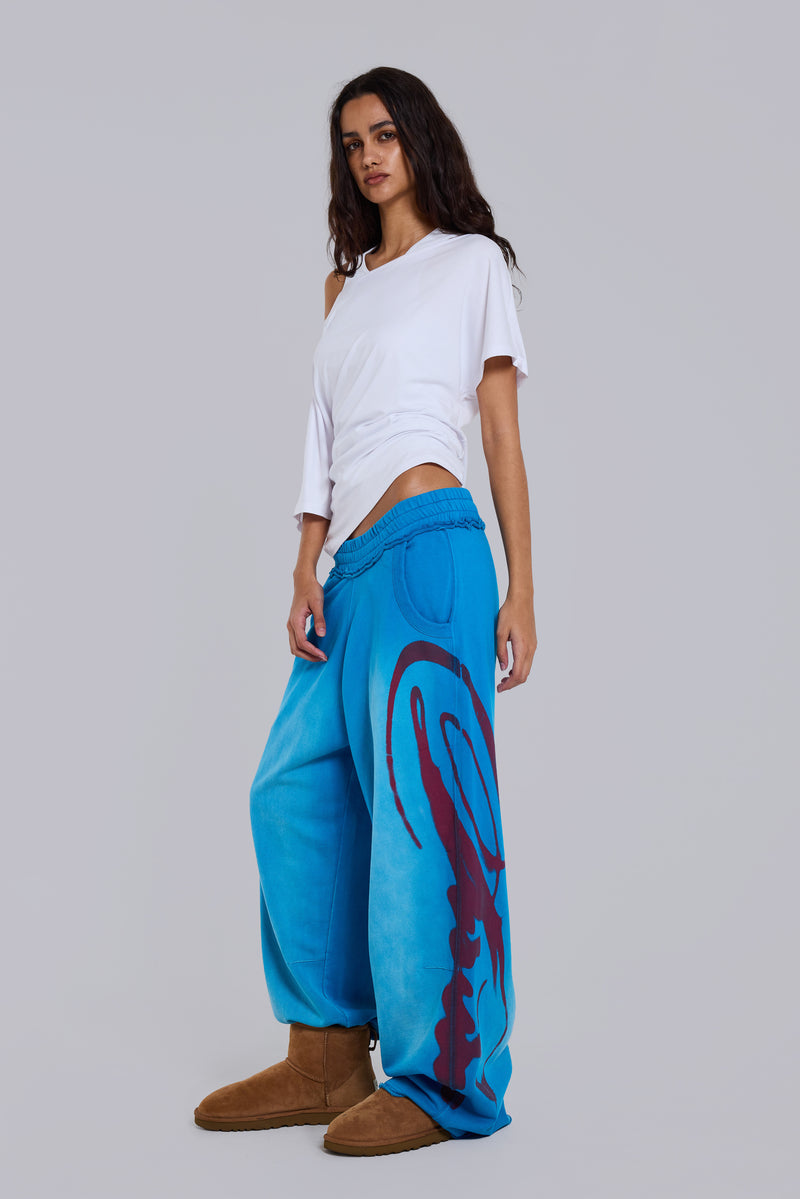 Divine Blue Monster Joggers