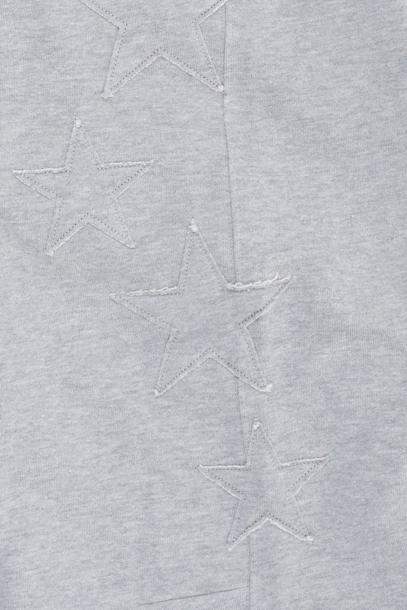Star Appliqué Grey Marl Monster Joggers