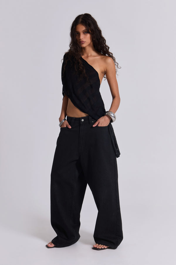 Solid Black XL Colossus Jeans