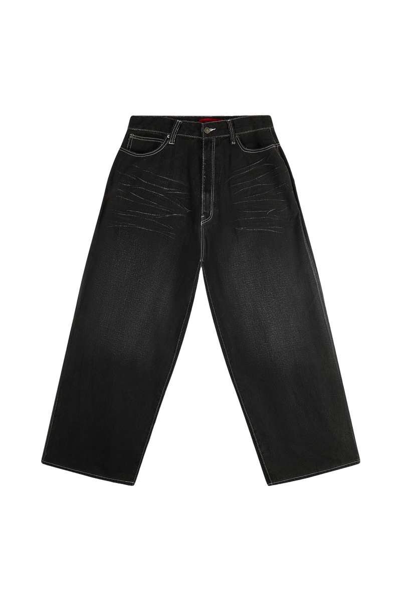 Black Coated XL Colossus Jeans
