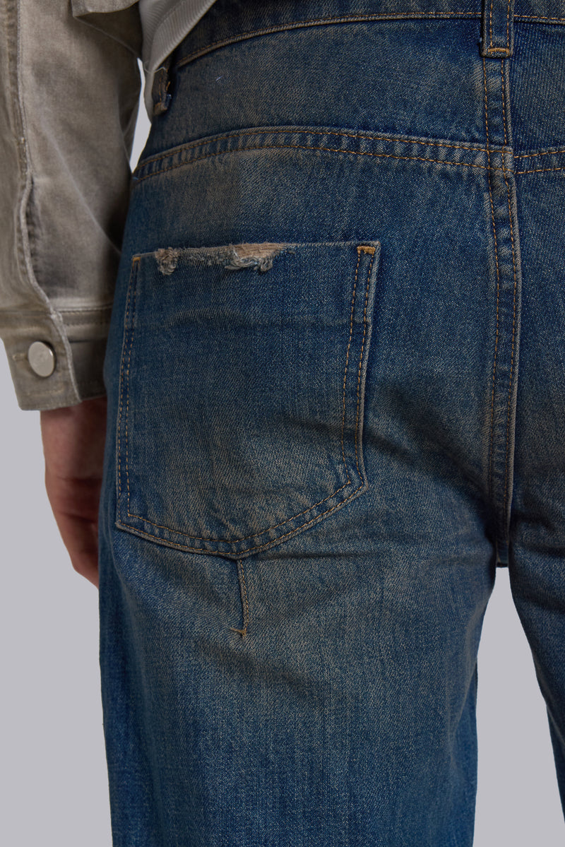 Dirty Wash Drain Jeans