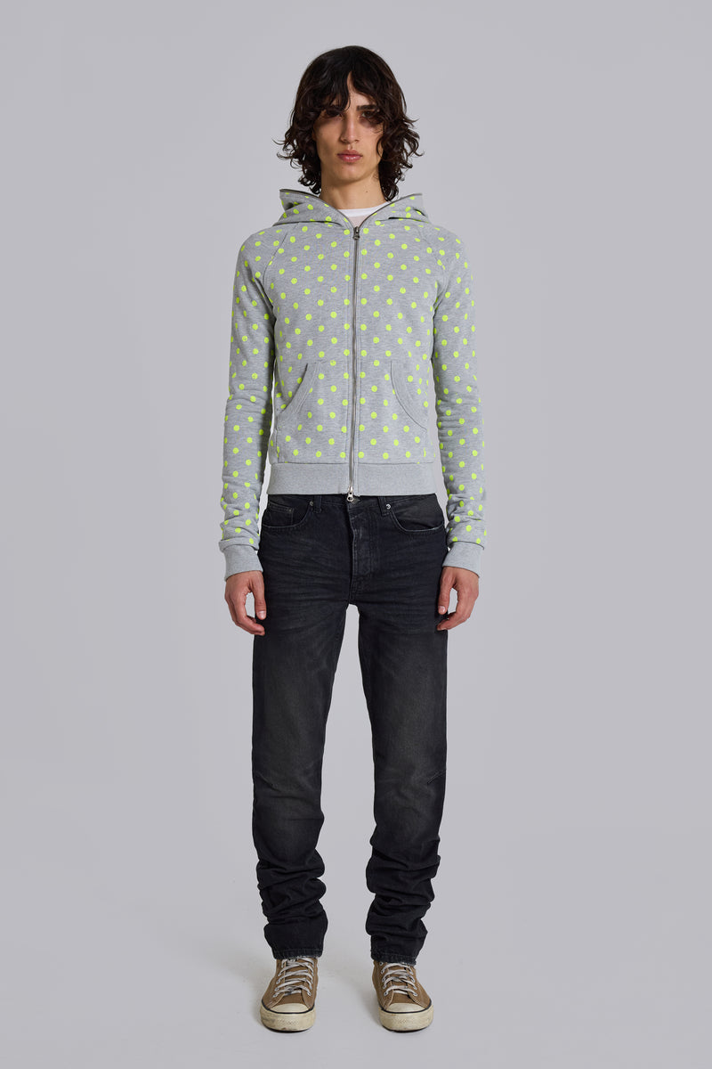 Washed Black Drain Jeans