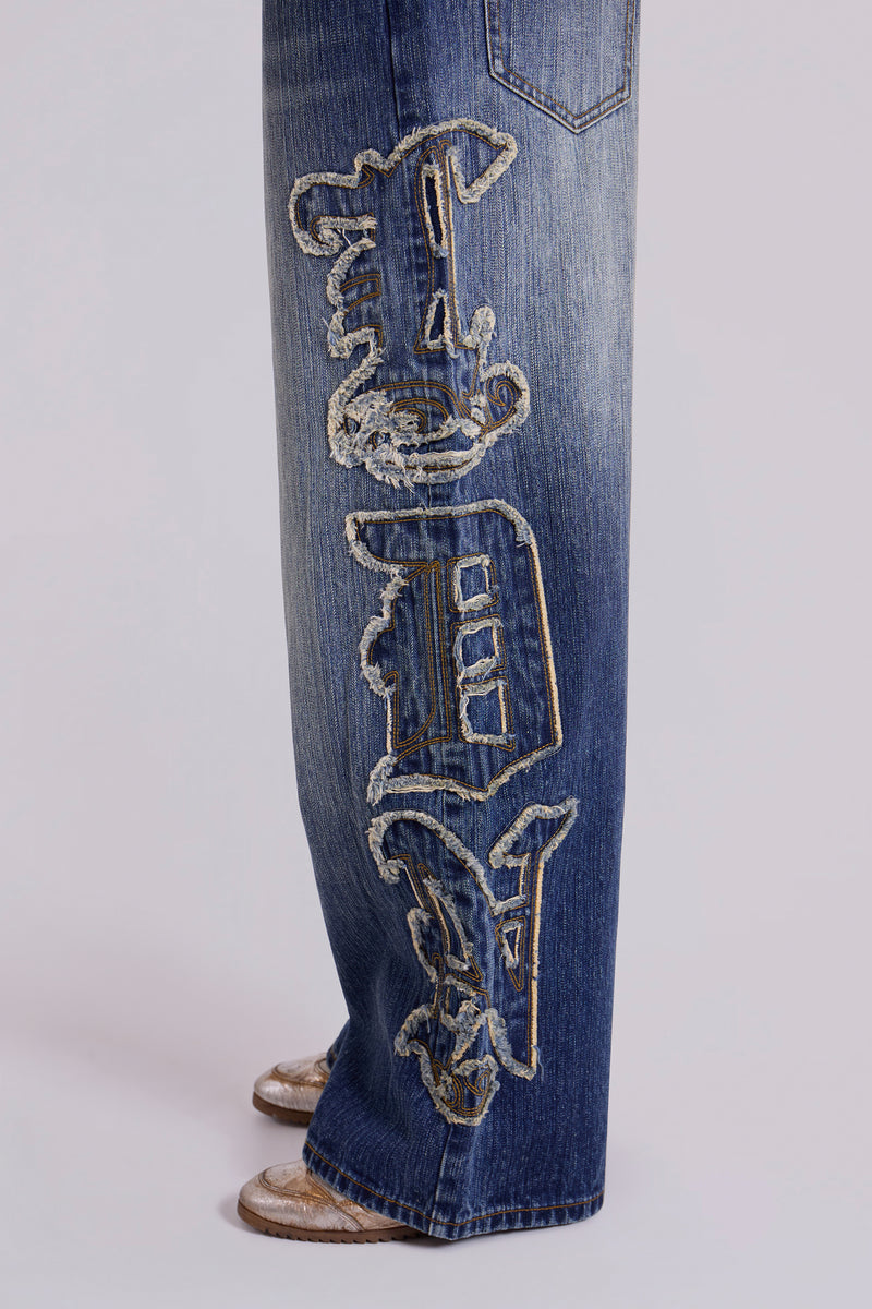 LDN Applique XL Colossus Jeans