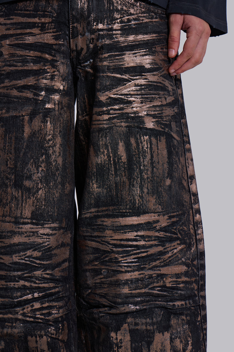 Gold Coated Colossus Jeans