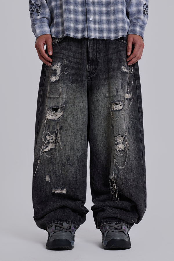 Chain Distressed XL Colossus Jeans
