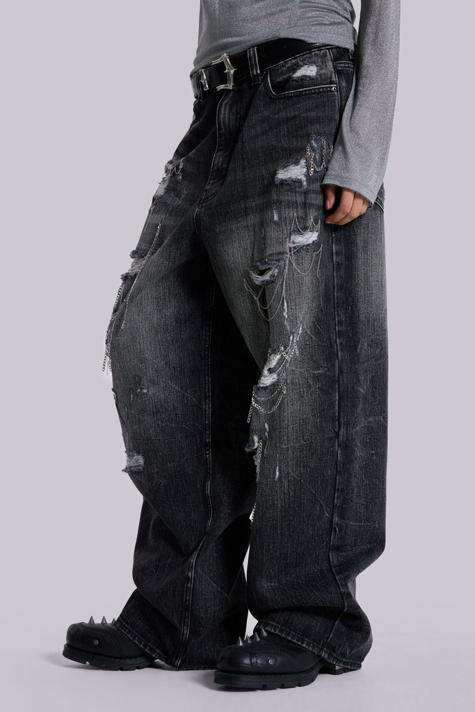 Chain Distressed XL Colossus Jeans