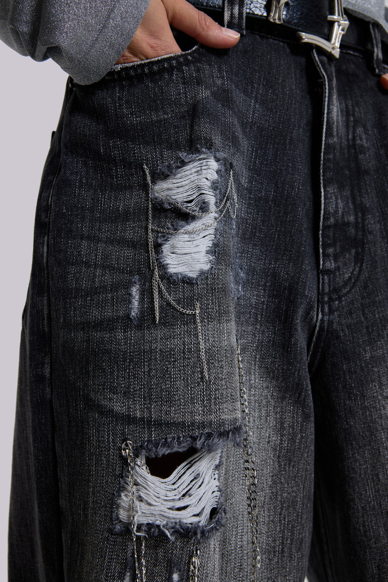 Chain Distressed XL Colossus Jeans