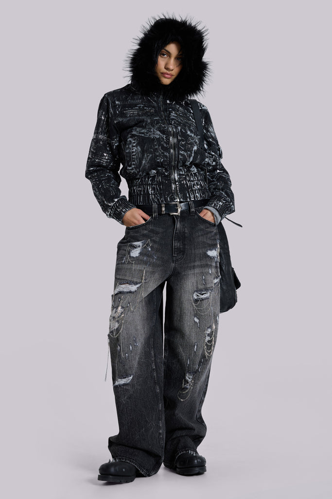 Chain Distressed XL Colossus Jeans