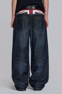 Union Jack Indigo Colossus Jeans – view 1