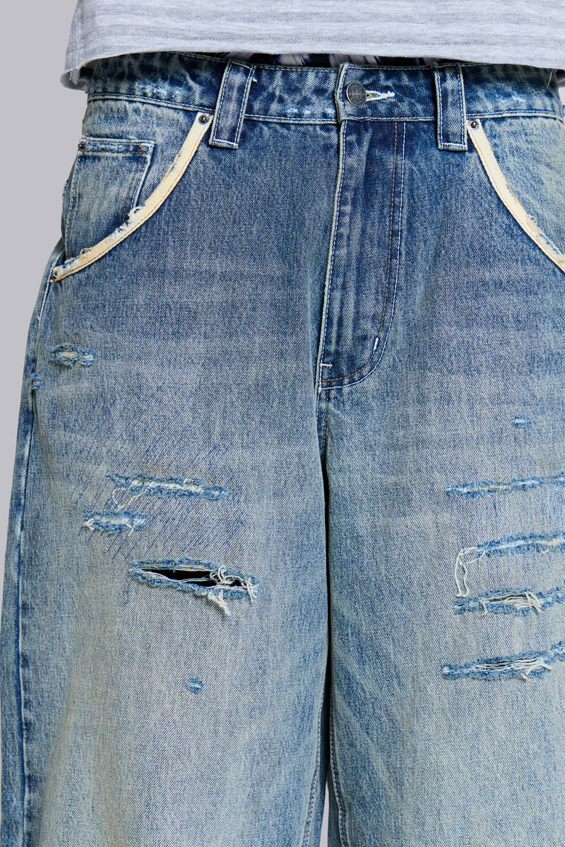 Torn Lowrise Colossus Jeans