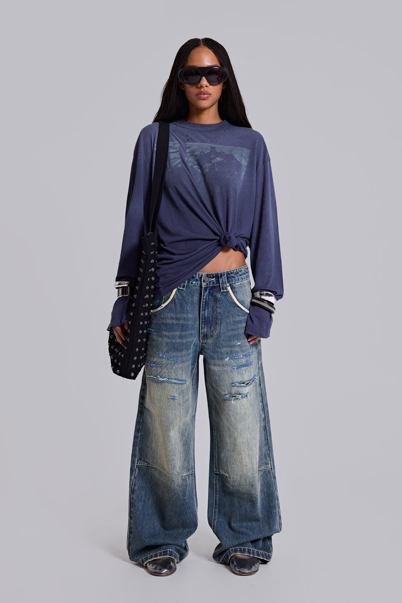 Torn Lowrise Colossus Jeans