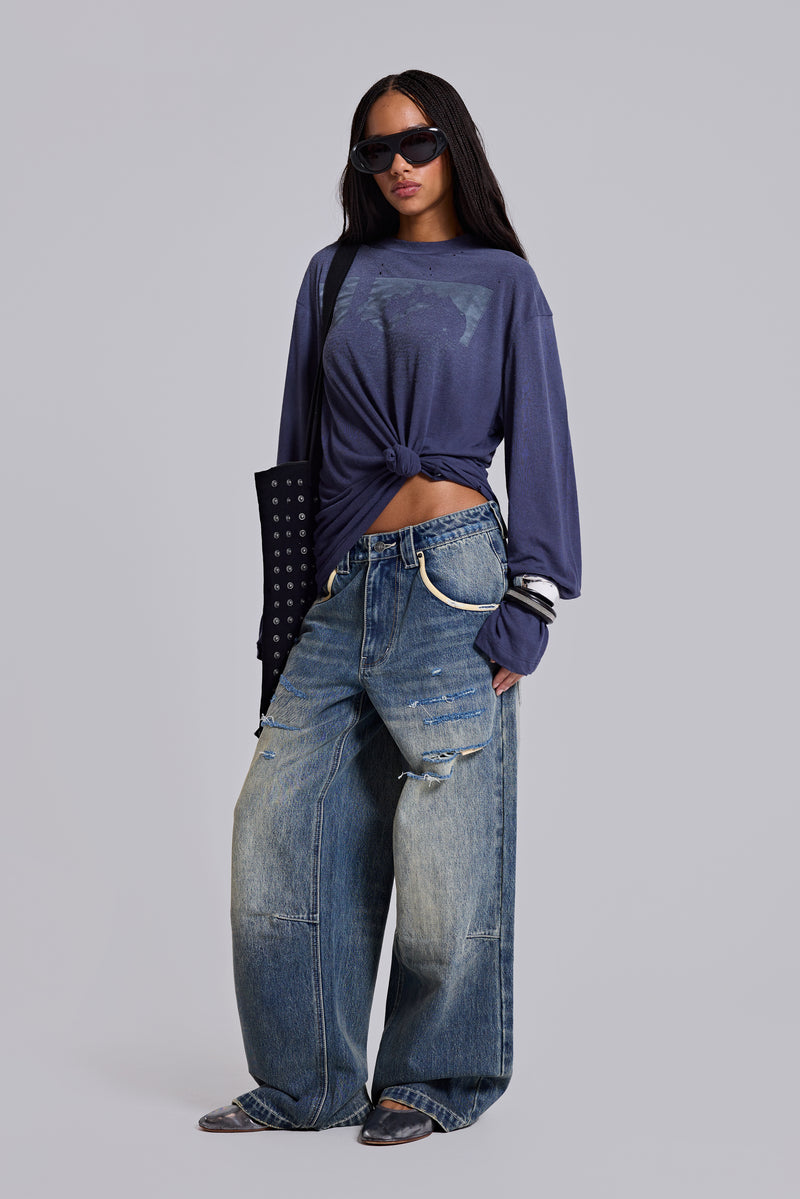 Torn Lowrise Colossus Jeans